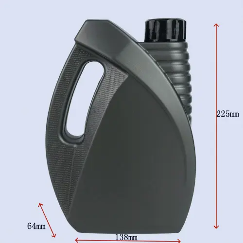 1.2L HDPE Plastic Bottle with Handle for Engine Oil and Brake Fluid - Image 3