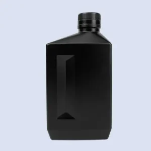 1.2L Square HDPE Plastic Engine Oil Container for Brake Oil, Lubricants and Chemical Packaging