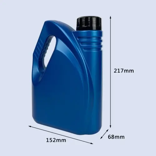 1.2L HDPE Handle Oil Bottle for Car and Motorcycle Lubricant Packaging - Image 2