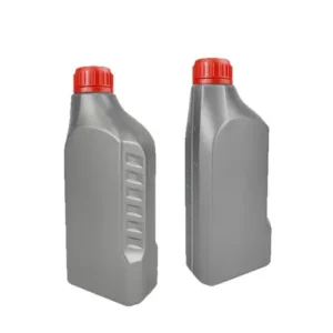 1 liter hdpe engine oil bottle multi angle view Multi angle view of 1 liter HDPE engine oil bottle for automotive lubricants.