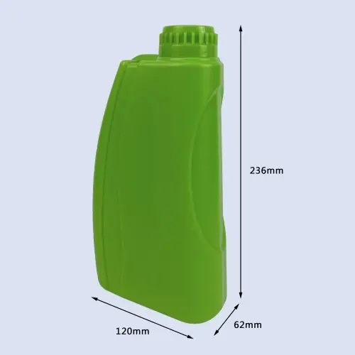 1000ml HDPE engine oil bottle dimensions with 236mm height and 120mm width.