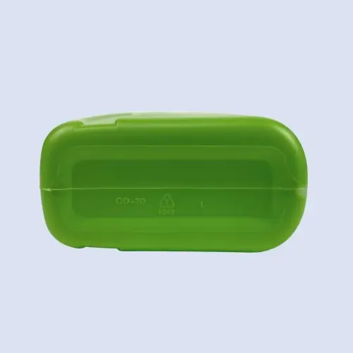 Bottom view of 1000ml HDPE motor oil bottle showing base profile.