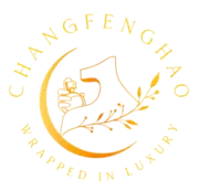 Gold Changfenghao logo with circular emblem - Xiamen Bottle