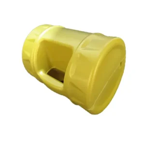 gold 3 liter round hdpe motorcycle engine oil bottle handle Gold 3 liter round HDPE motorcycle engine oil bottle with built-in handle for lubricant packaging.